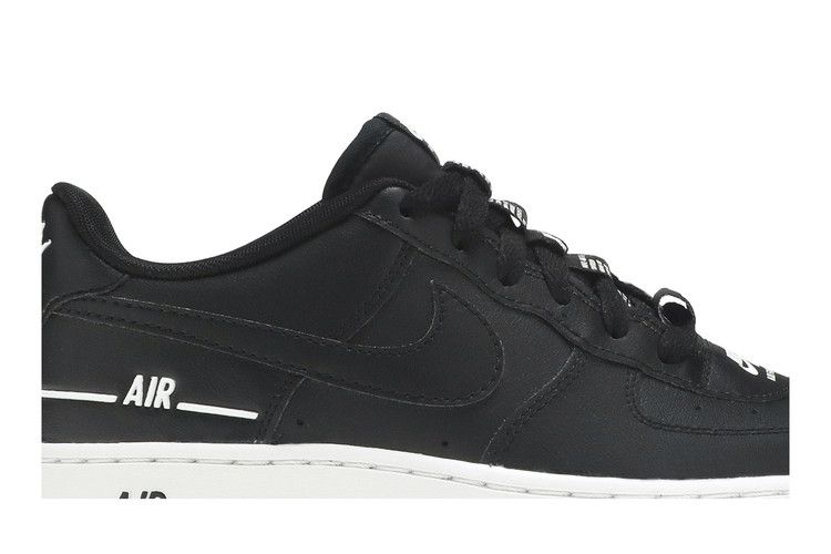 Кроссовки Nike Air Force 1 LV8 3 GS 'Black', черный — фото 3