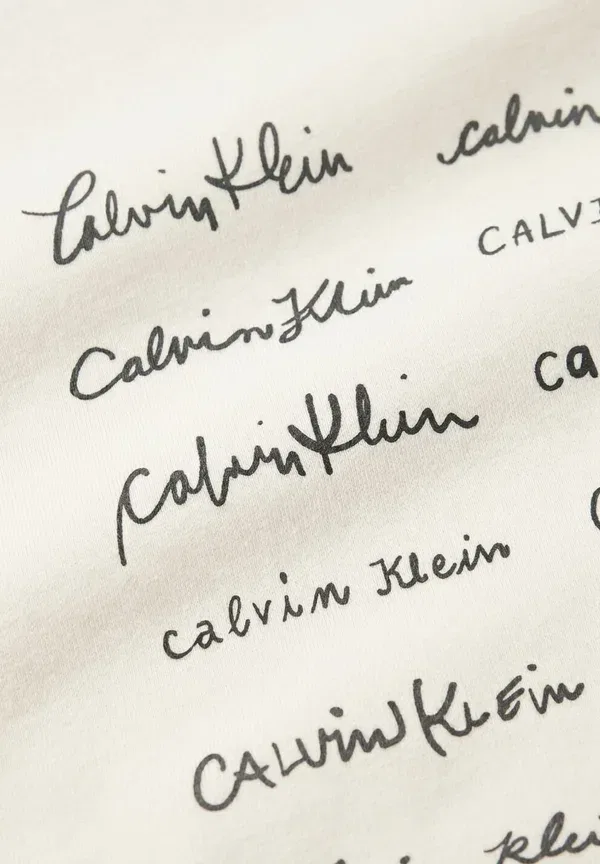 Футболка Calvin Klein, модель yas tofu, цвет тофу — фото 3