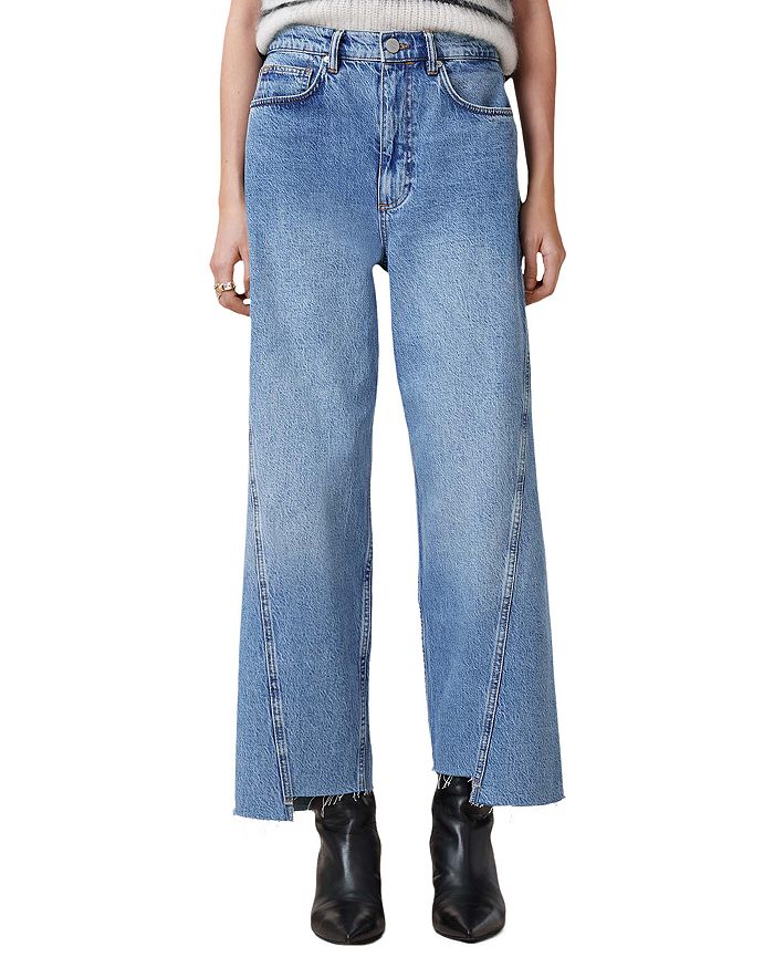 

Укороченные джинсы Fox High Rise Wide Leg в цвете Light Indigo ALLSAINTS, синий