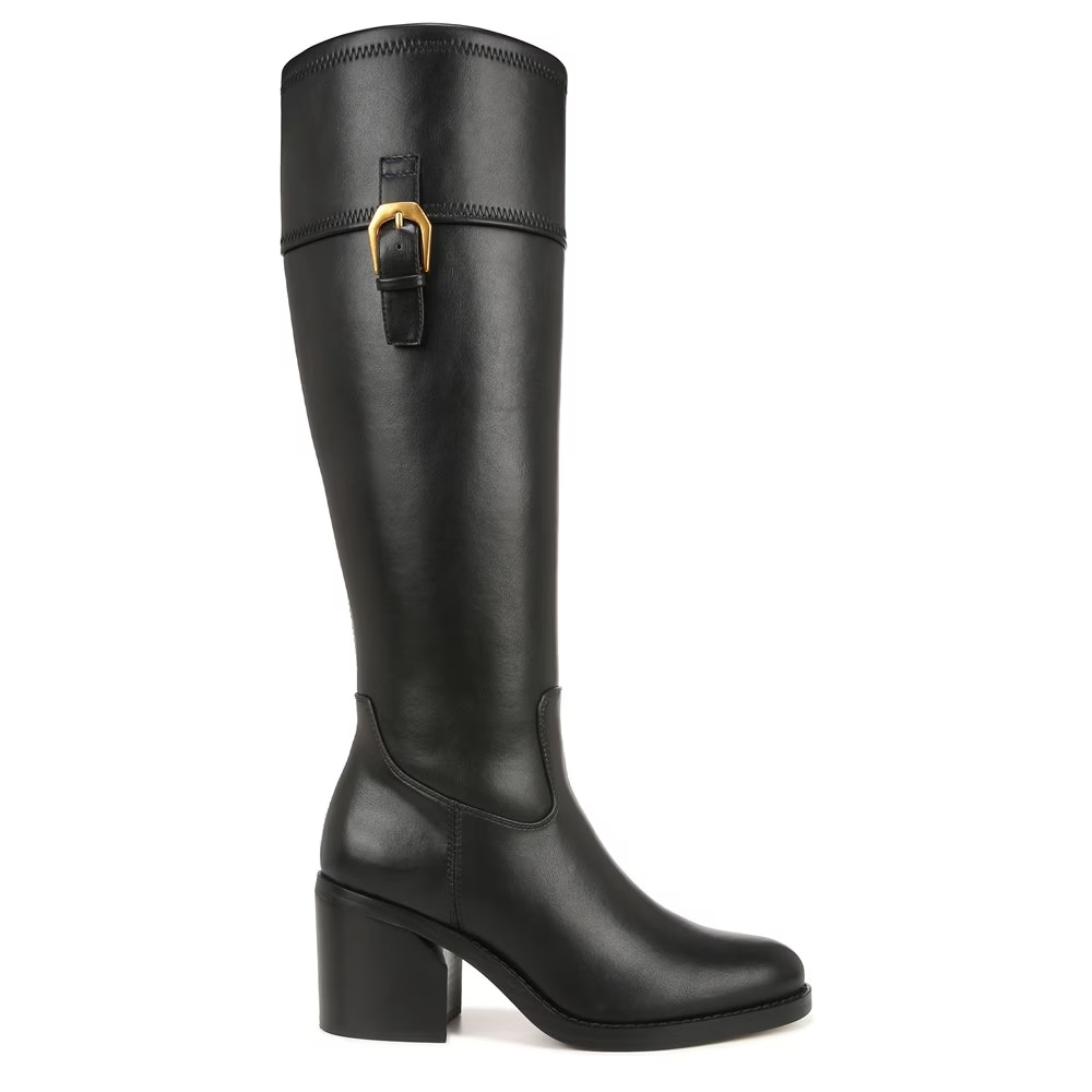 Высокий сапог с широкой голенищем Adabella Franco Sarto, black synthetic — фото 2