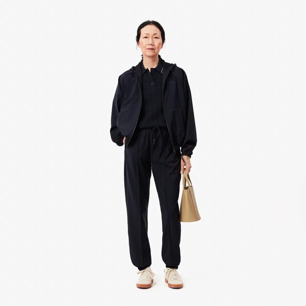 Джоггеры Lacoste из смесовой шерсти, тёмно-синие — фото 4