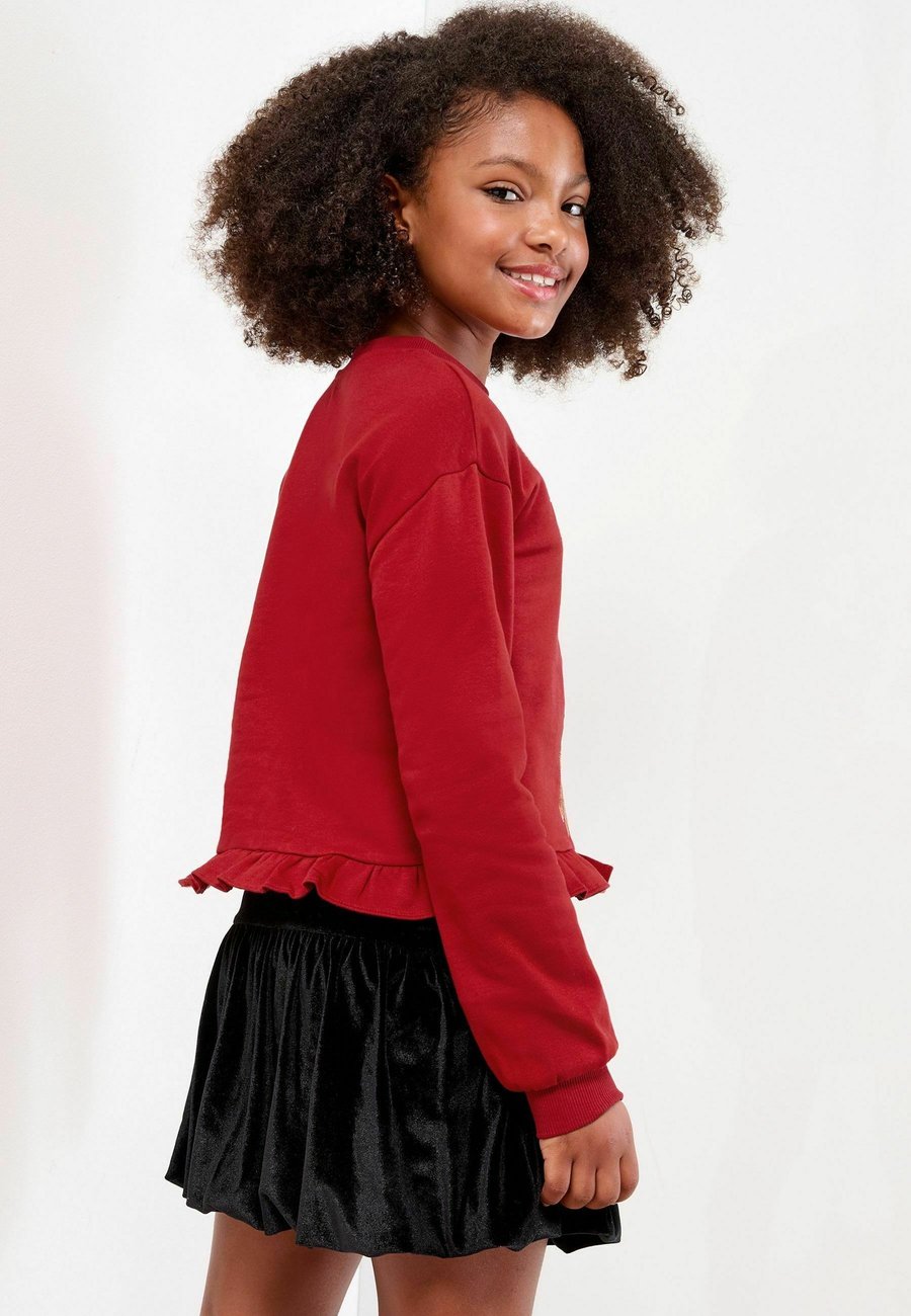 Толстовка Lipsy LOOSE CREW NECK , Red Reindeer/Red — фото 3