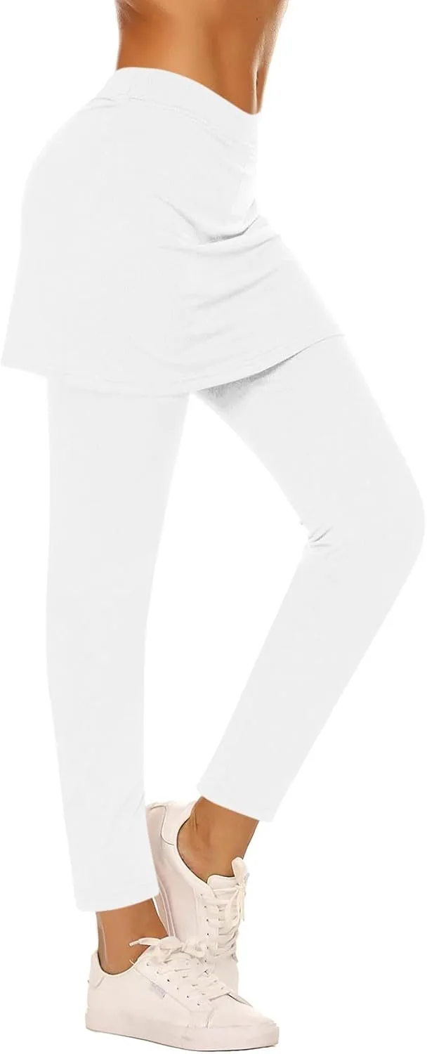 

Женские шорты-юбка для тренировок с леггинсами, бесшовные, компрессионные