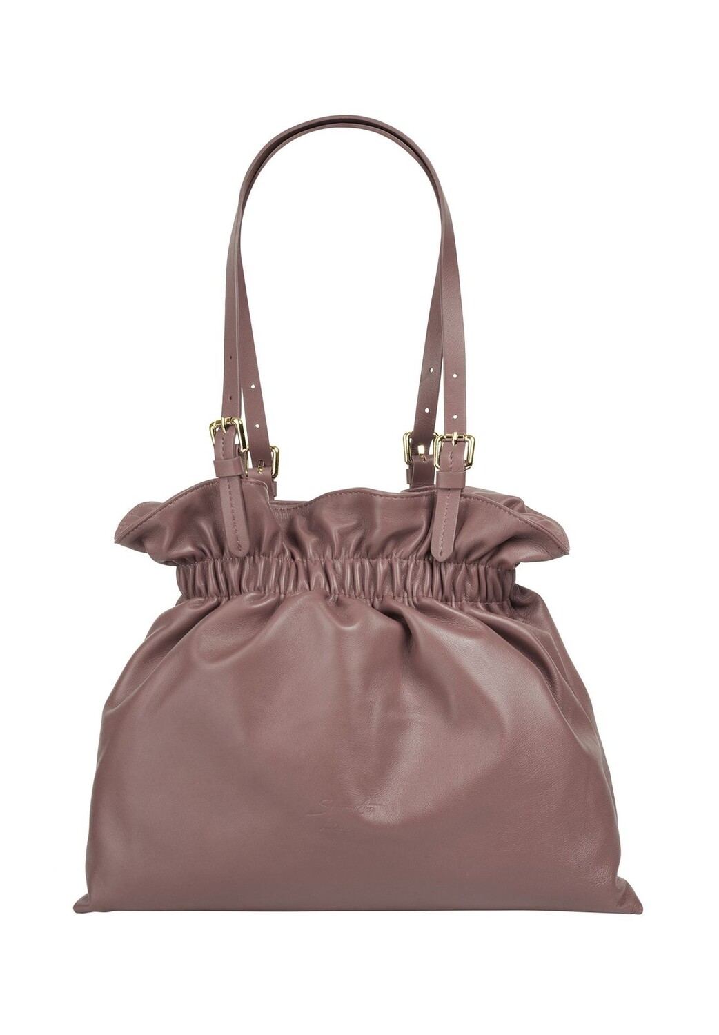 

Шопер, натуральная кожа, сделано в Италии Samantha Look, цвет Alt Rosa