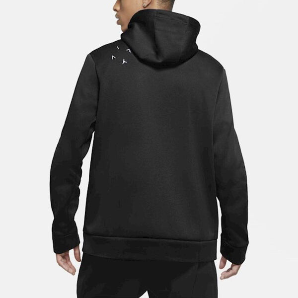 Толстовка Air Jordan Therma Graphic Casual Sports Pocket hooded Pullover Black, черный — фото 4