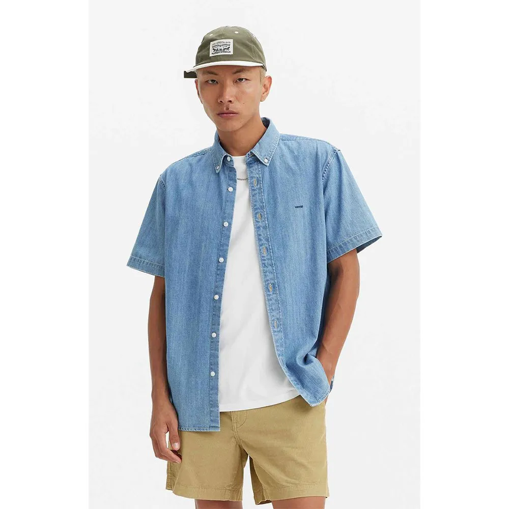 

Рубашка с коротким рукавом Levi's Authentic, синий