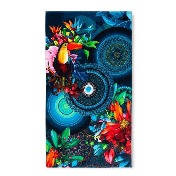 

Пляжное полотенце HIP Cailani, 100x180x1 см, синий