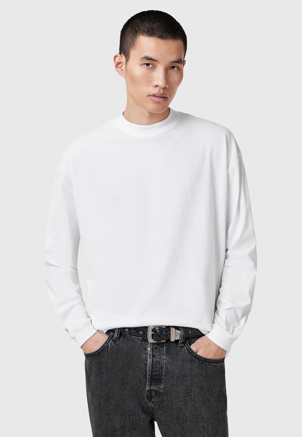 

Топ с длинными рукавами AllSaints, белый