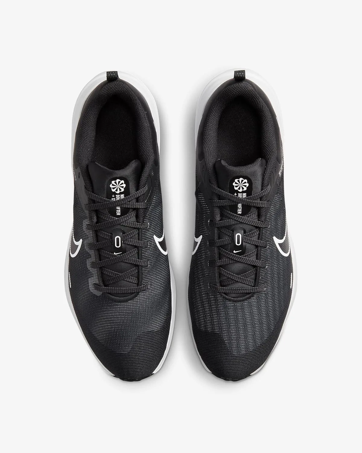 Мужские кроссовки Nike Downshifter 12, белый/черный/серый — фото 4