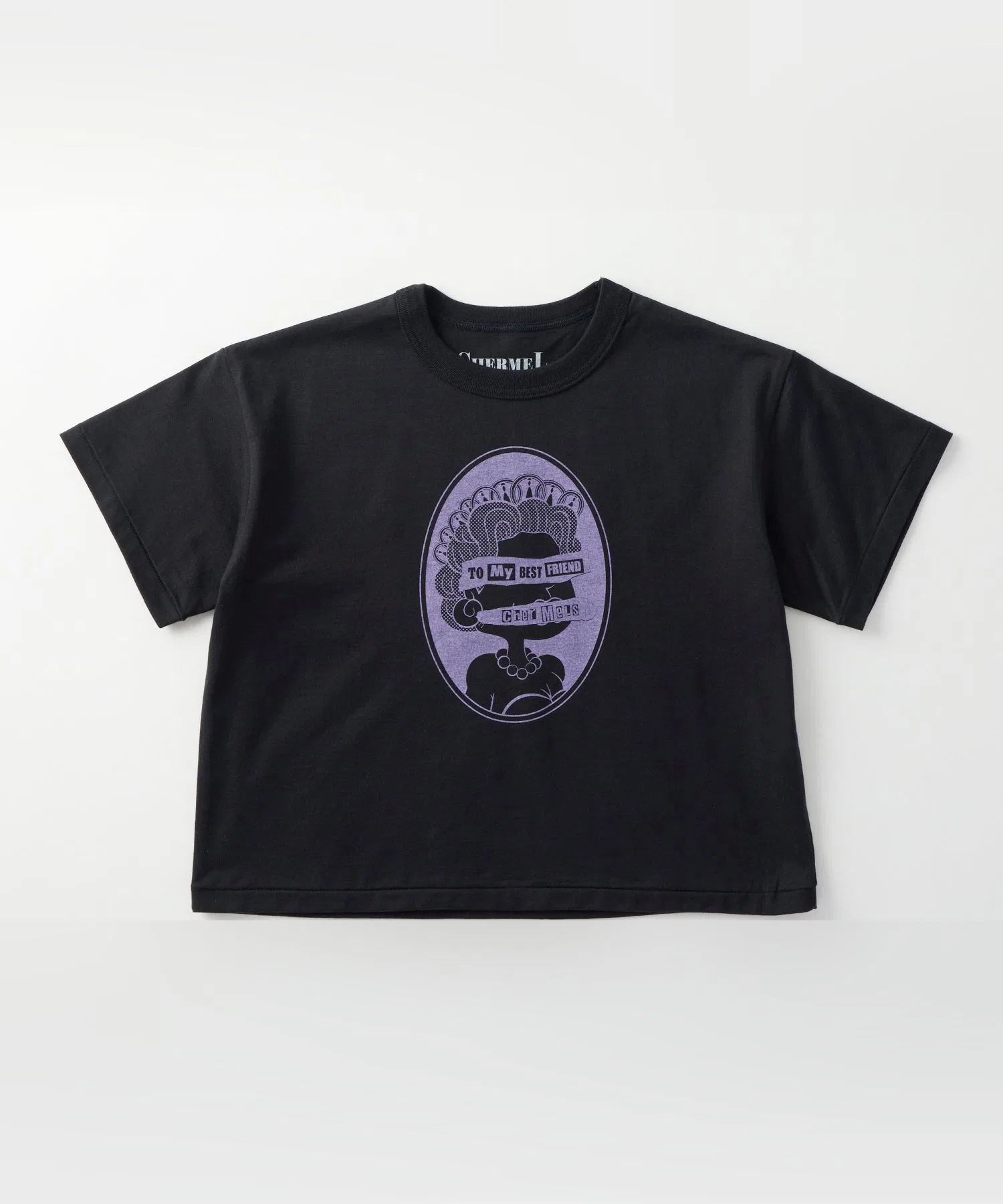 Детская хлопковая футболка CHERMEL Supima Cotton Wide, белая — фото 2