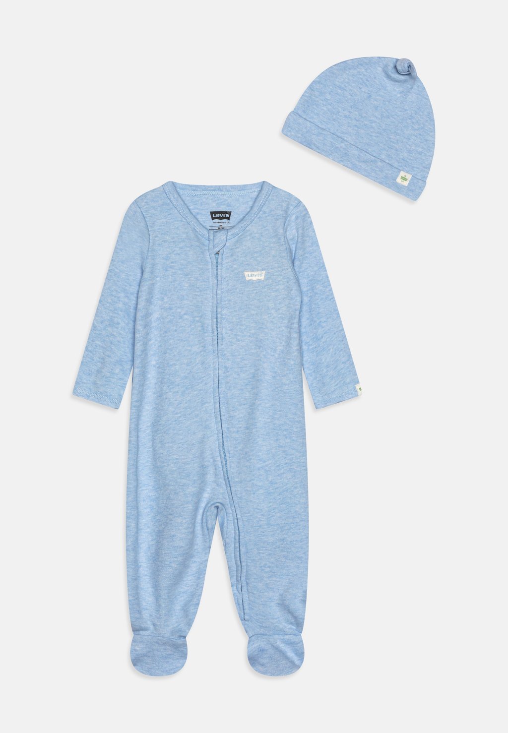 

Комбинезон FOOTED COVERALL HAT SET Levi's, цвет light mist heather