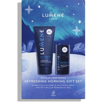 

LUMENE Raikas Освежающее утреннее увлажняющее средство для мытья тела и волос 200 мл