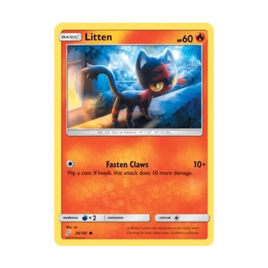 

CCG Литтен (С) #20, Pokemon - SM - Team Up - Singles
