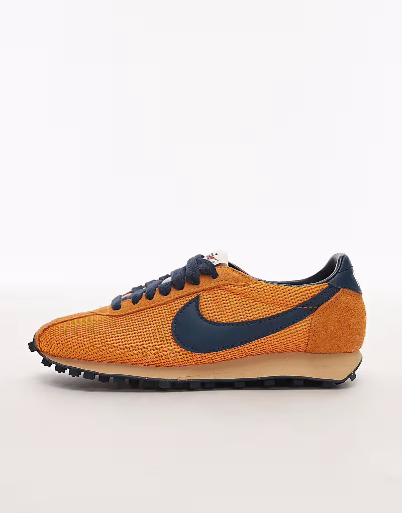Кроссовки Nike LD-1000 оранжевого и темно-синего цветов — фото 2
