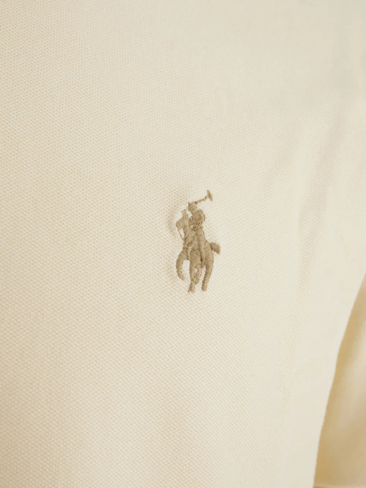 Футболка-поло с логотипом Polo Ralph Lauren, нейтральный — фото 3