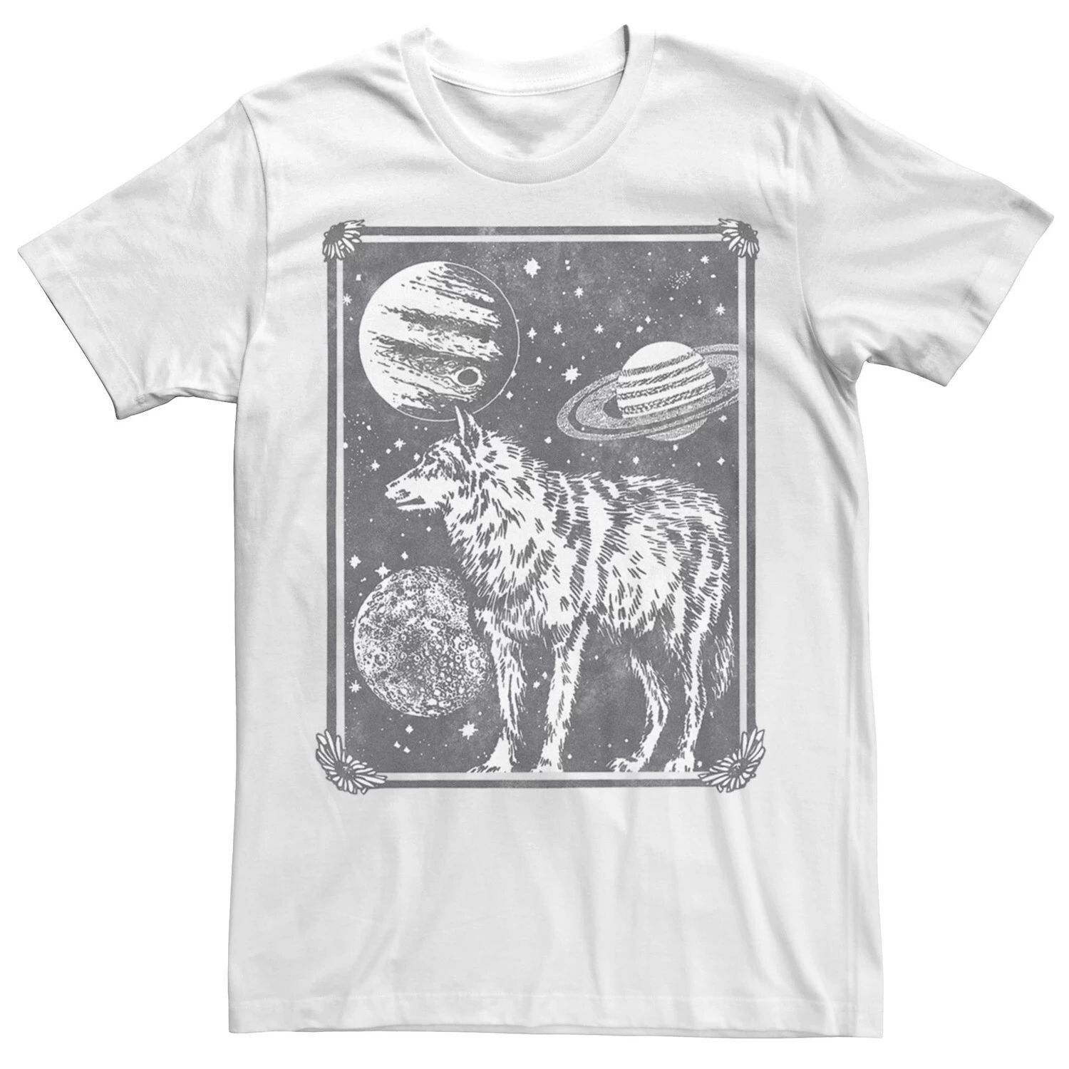 

Мужская футболка Planet Wolf Flower Box Generic