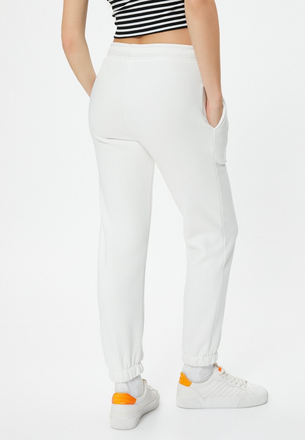 

Спортивные брюки JOGGER DRAWSTRING CUT POCKETS Koton, белый