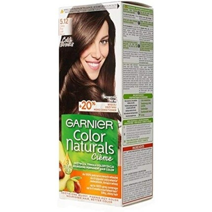 

Краска для волос Color Naturals Крем-краска 5.12 Темно-коричневый, Garnier