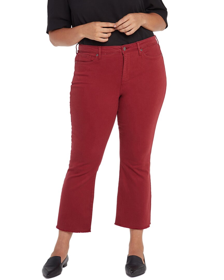 

Джинсы NYDJ Plus Fiona Boysenberry Reactive Slim Flare, красный