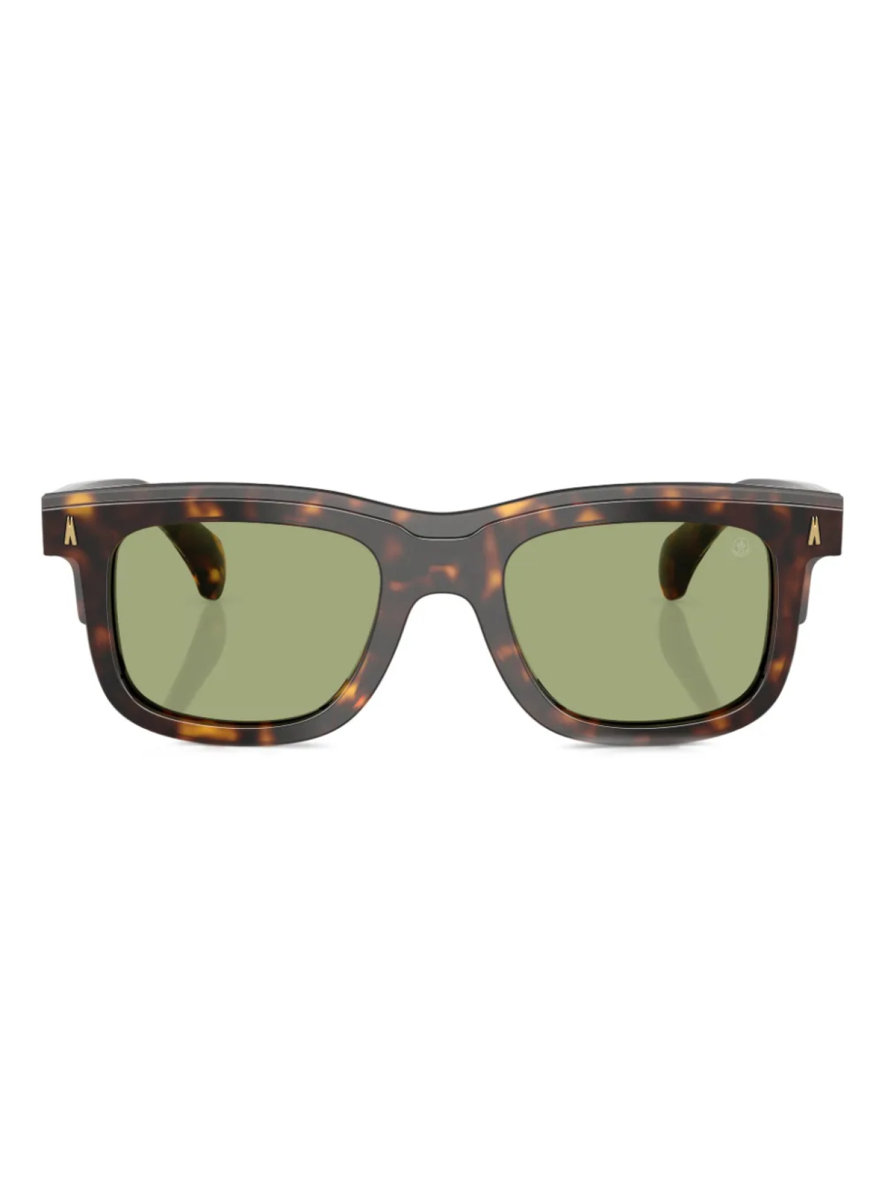 

Moncler Eyewear logo-print солнцезащитные очки, черный