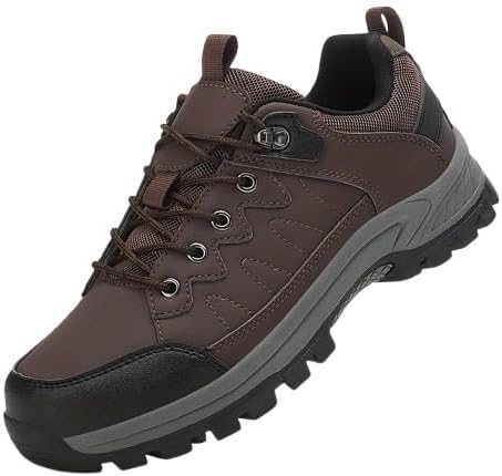 

Мужские зимние походные ботинки, мягкая стелька из EVA, шнуровка, ботинки до щиколотки для холодной погоды Minlaidian, хаки