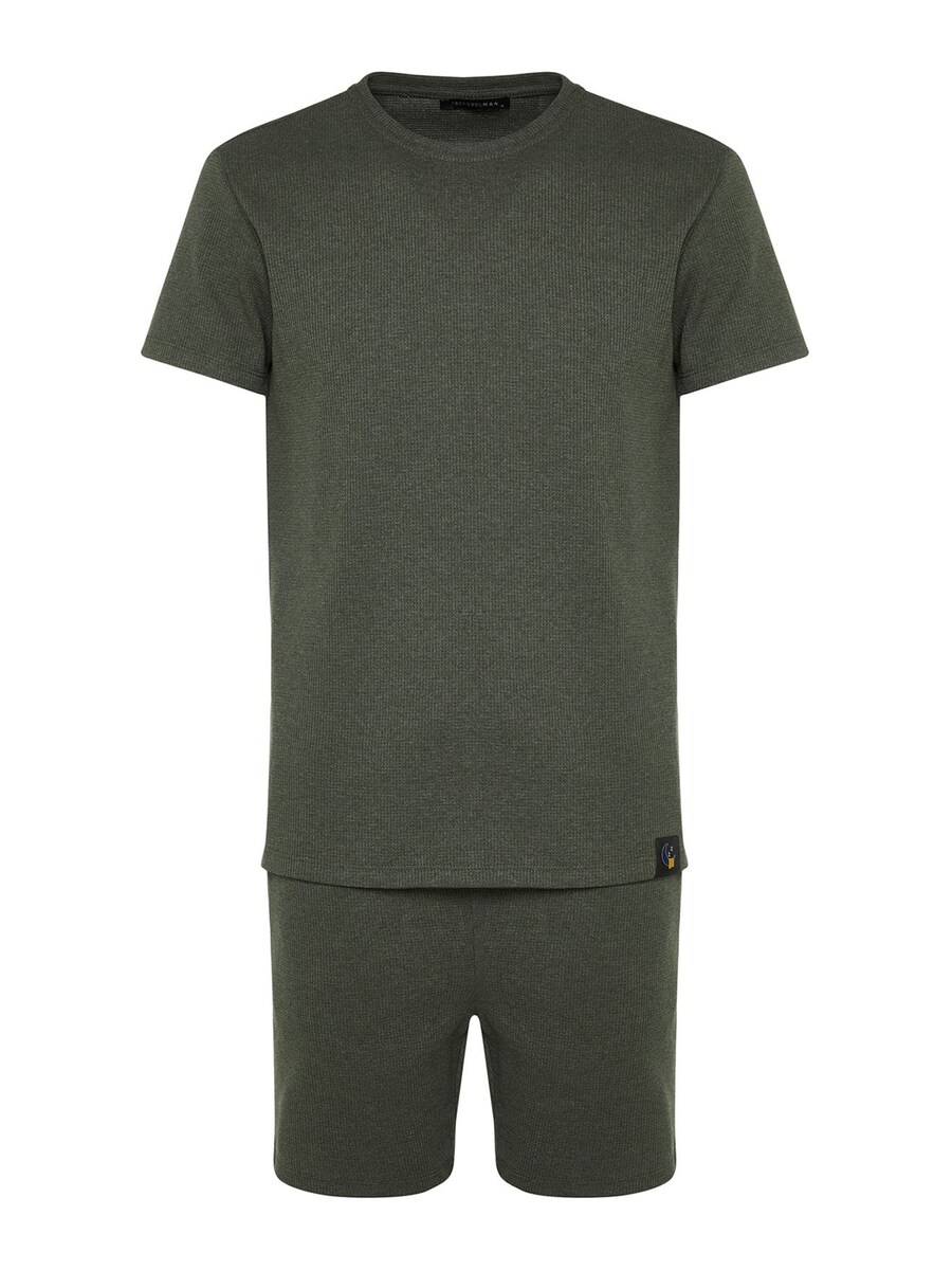 

Короткая пижама Trendyol, оливковый