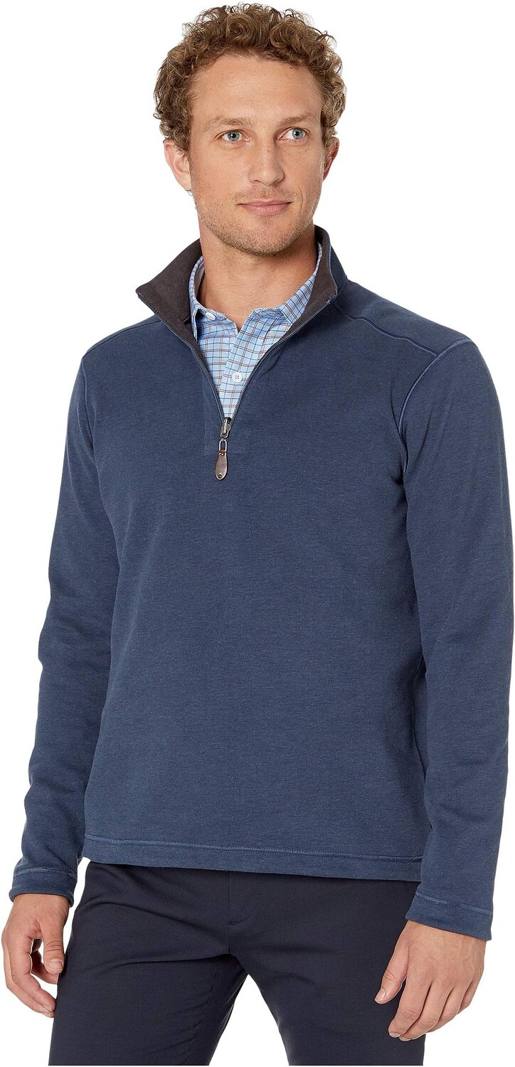 

Свитер Reversible 1/4 Zip Johnston & Murphy, цвет Navy/Brown
