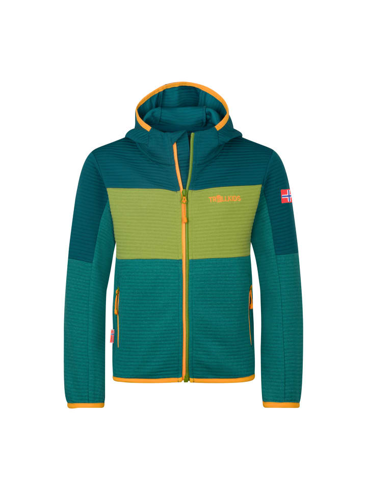 

Флисовая куртка Sogndal цвета морской волны Trollkids