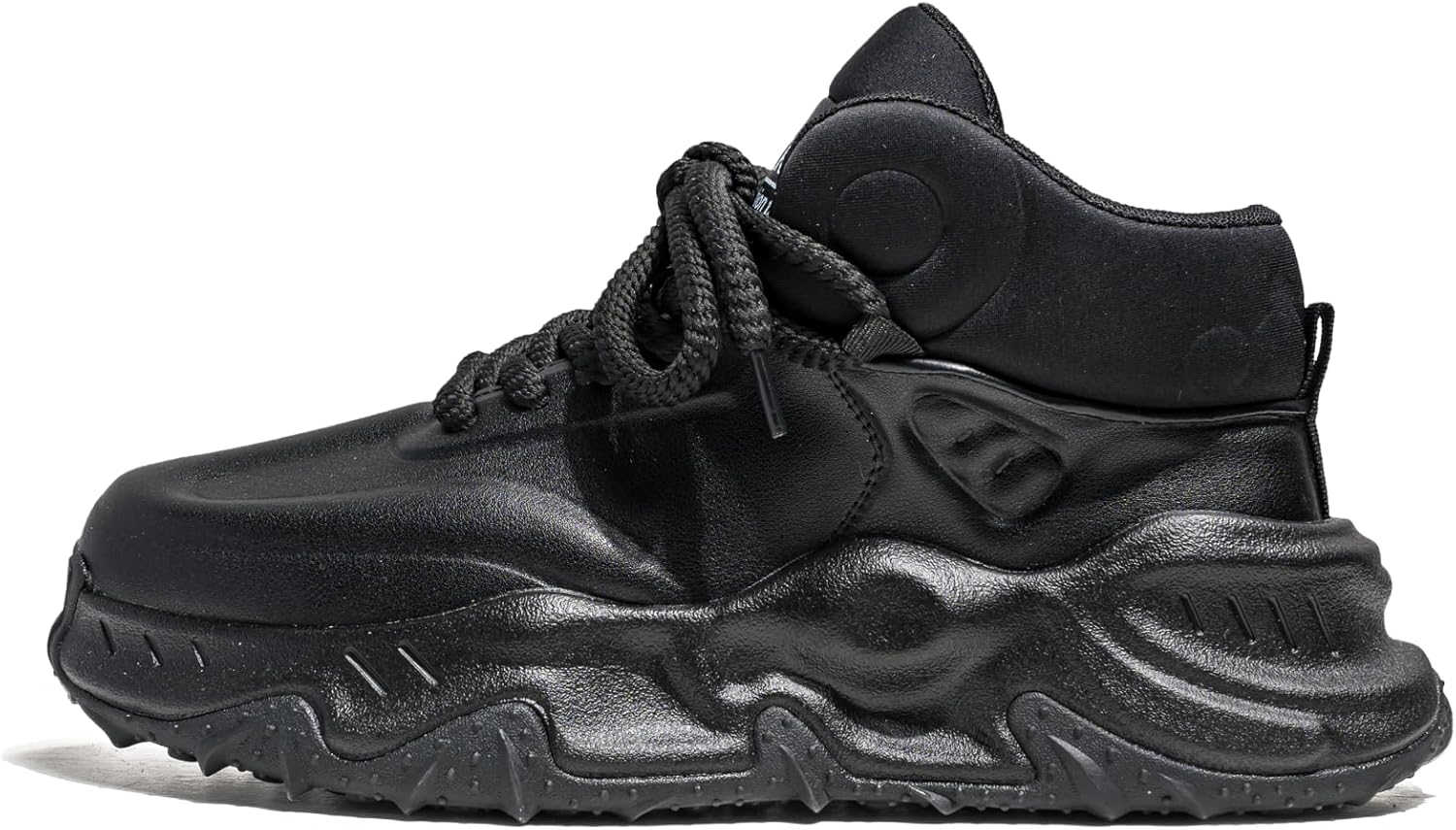 

Мужские массивные кроссовки с высокой посадкой, модная повседневная спортивная обувь - идеально подходят для тренировок в спортзале, прогулок по городу и ежедневных дел Aokisx, черный