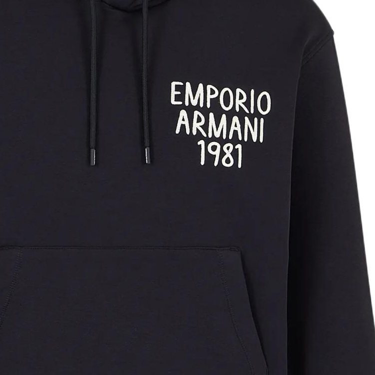 Свитшот SS24 Мужской Темно-синий EMPORIO ARMANI, Морской синий — фото 3
