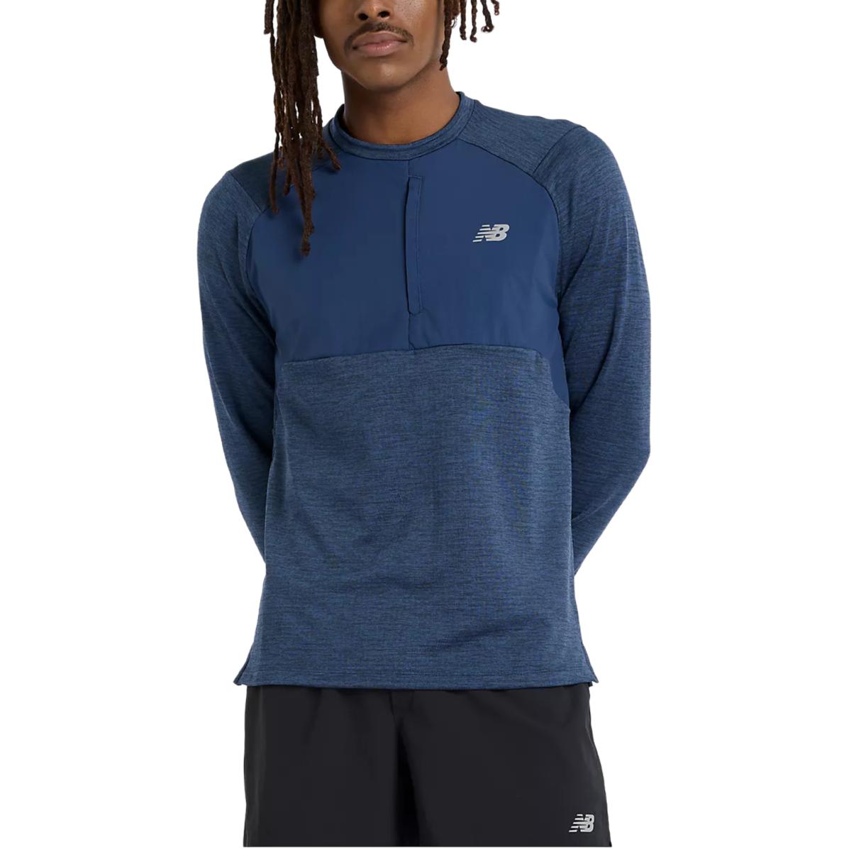 

Футболка Heat Grid Crew Мужская Морской Синий New Balance