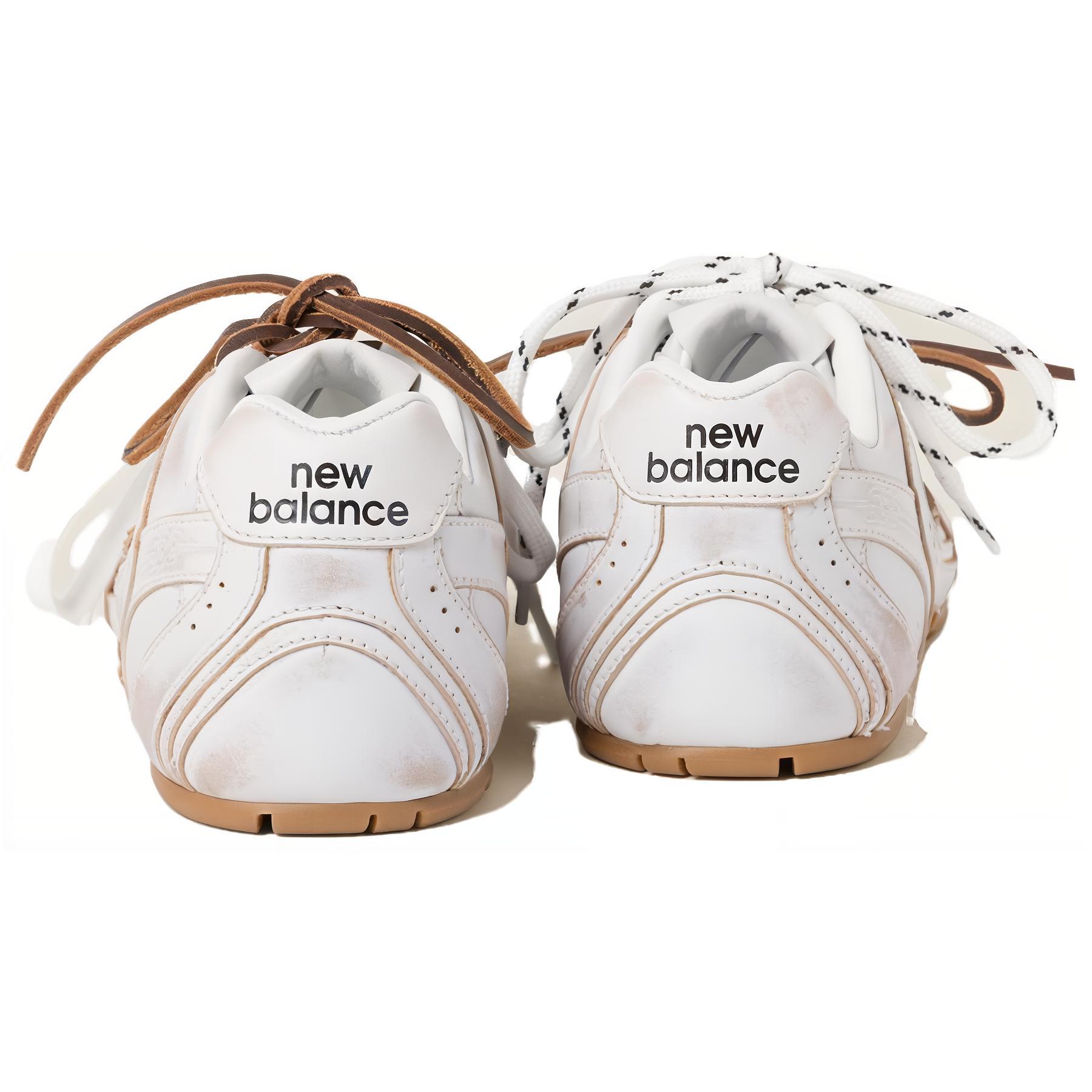 New Balance x NB 530 SL Износостойкие Низкие Повседневные Спортивные Туфли Женские Белый MIU MIU — фото 3
