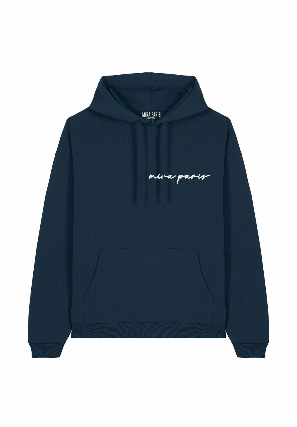 

Толстовка MIRA EMBROIDERY UNISEX VINTAGE HOODIE - Hoodie Mira Paris, сине-серый