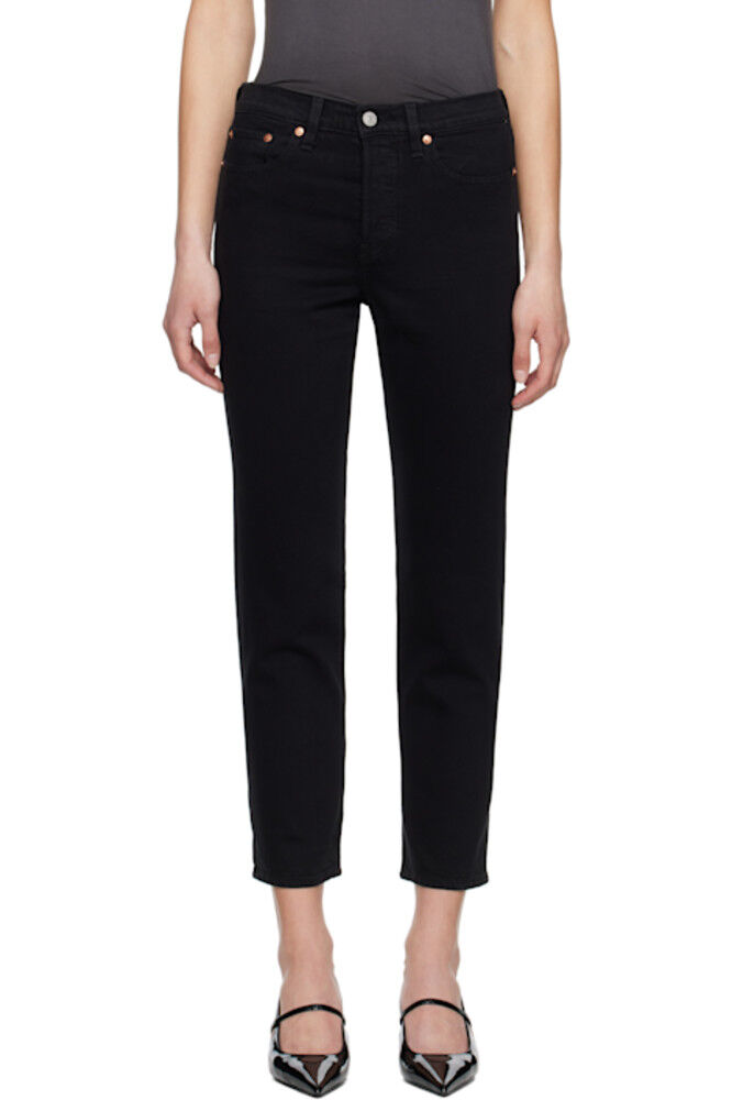 

Черные джинсы Wedgie Straight Fit Levi's