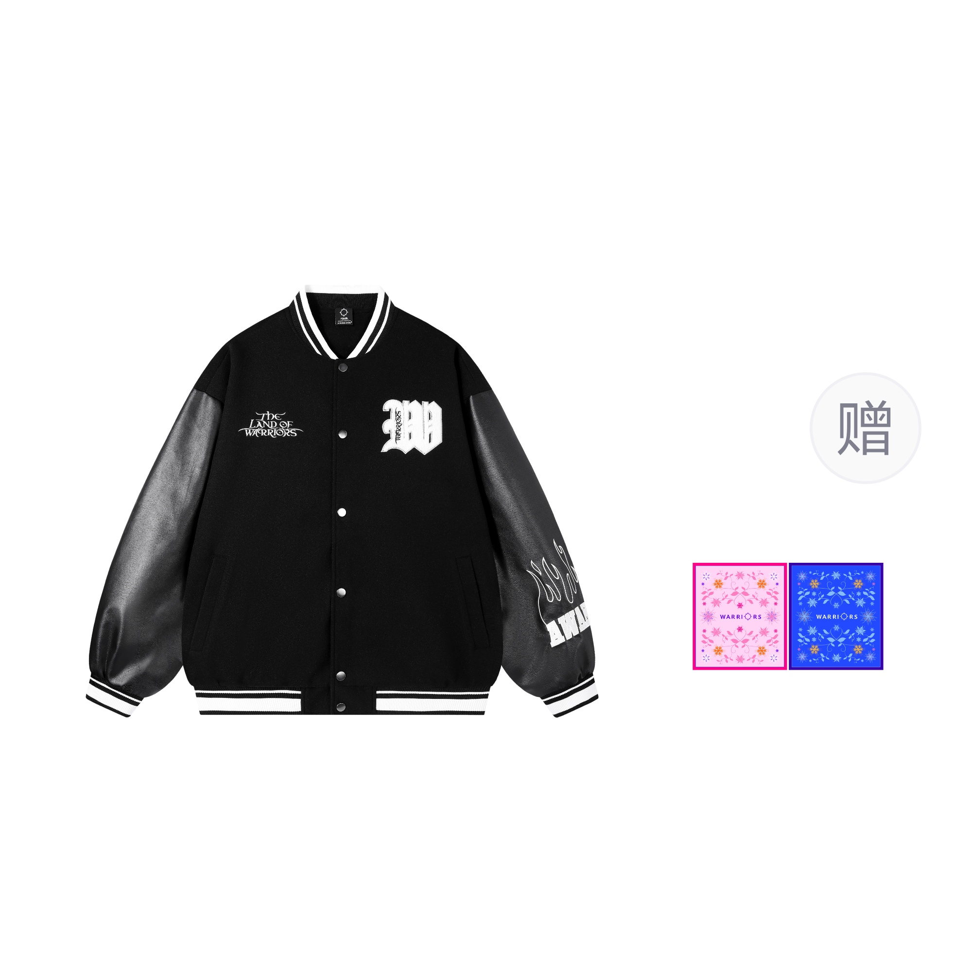 

X DOULUODALU Бейсбольная куртка Unisex DOKI, Тёмно-синий