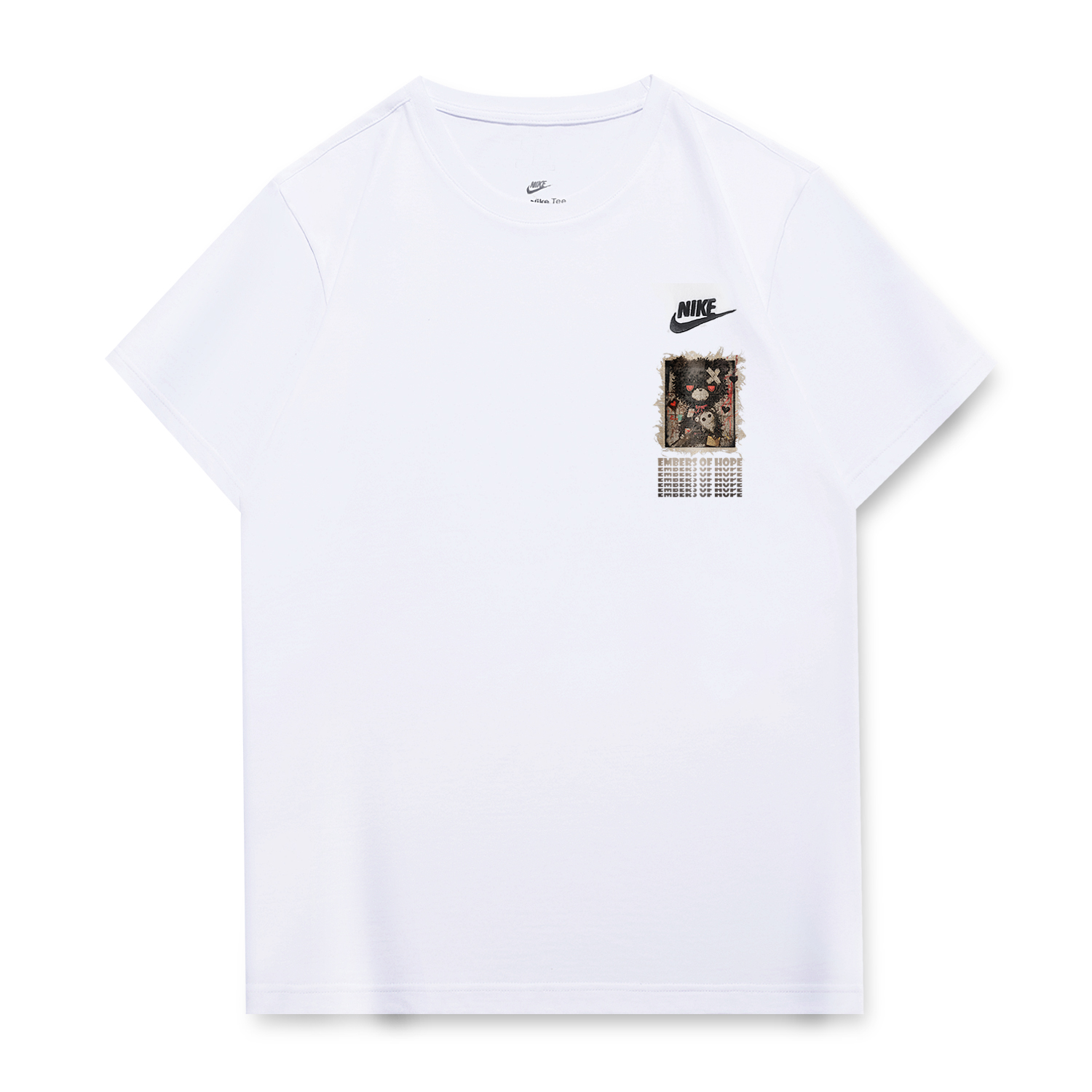 

Nike Футболка унисекс белая, Белый, Nike Футболка унисекс белая