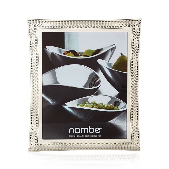 

Рамка из бисера Намбе, 8 x 10 дюймов Nambé, серебряный