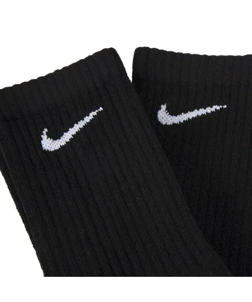 Носки NIKE 3P EVERYDAY Crew Socks SX7664 010 ЧЕРНЫЕ — фото 2