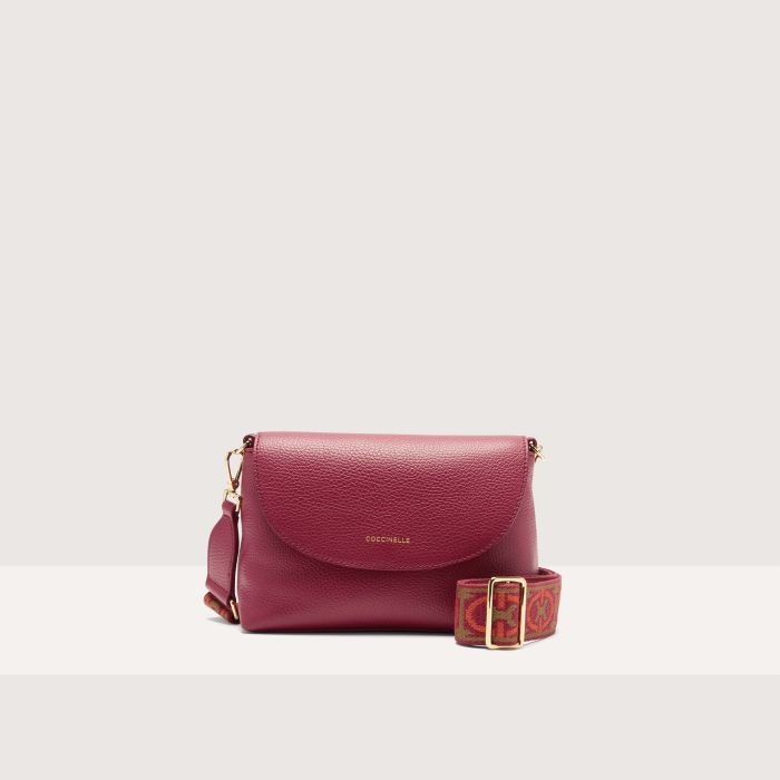 

Мини-сумка Coccinelle Paulina, цвет Sangria, Красный, Мини-сумка Coccinelle Paulina, цвет Sangria