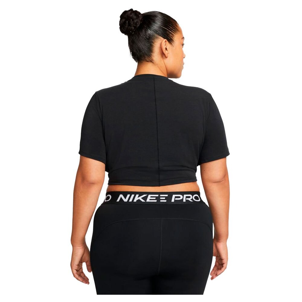 Футболка с коротким рукавом Nike Dri Fit One Luxe Twist Standard Fit, черный — фото 2