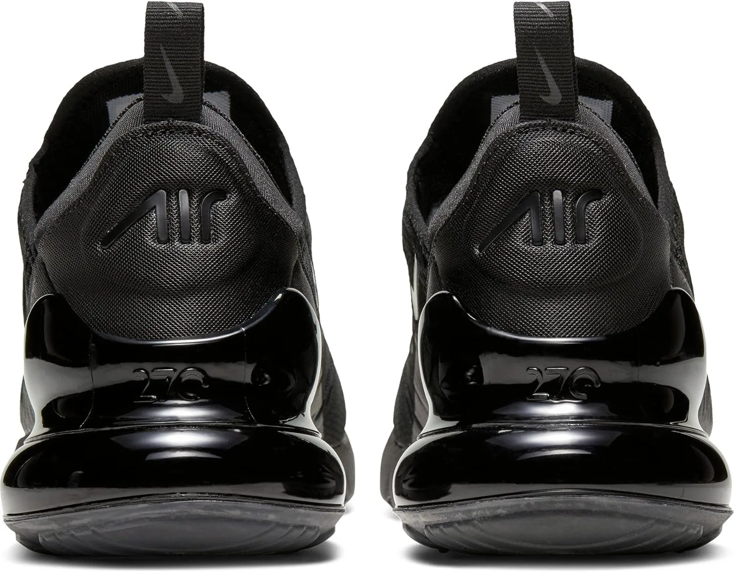Мужские низкие кроссовки Nike Air Max 270, Black Black Black 005 — фото 3