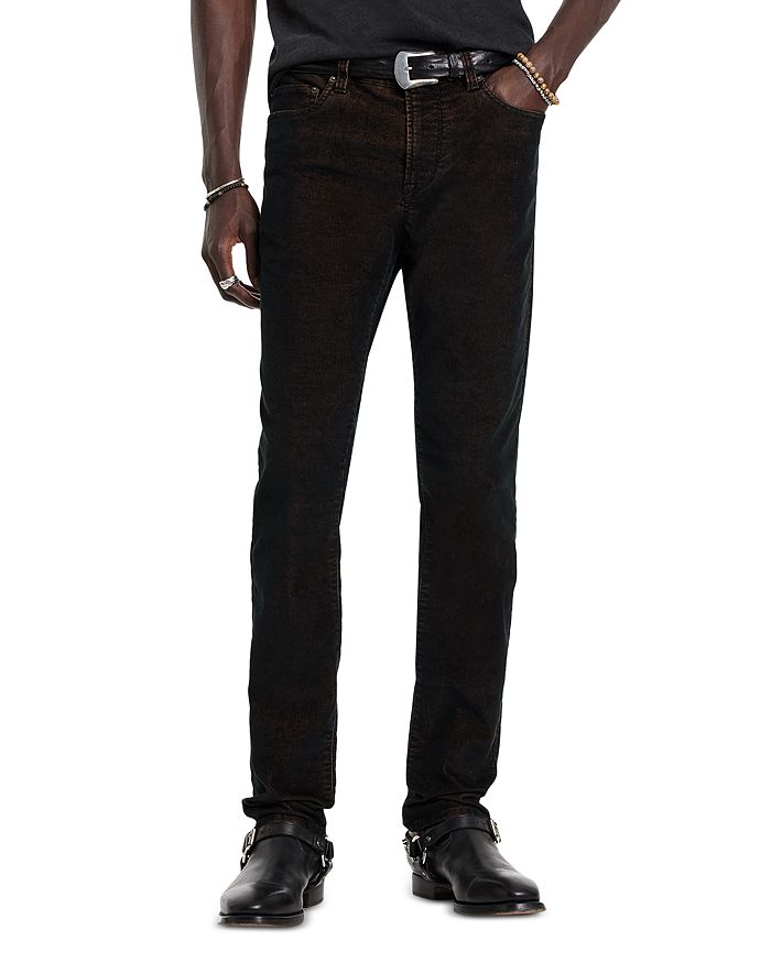 

Узкие вельветовые брюки J702 John Varvatos, фиолетовый