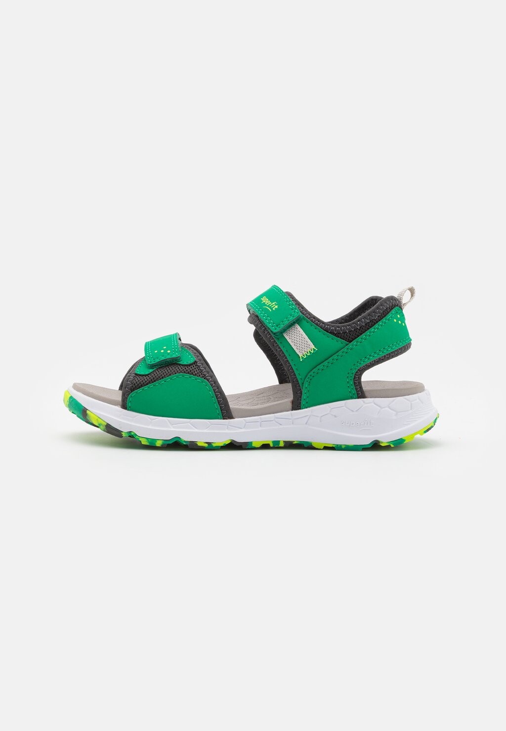 

Трекинговые сандалии CRISS CROSS UNISEX Superfit, цвет grün/gelb