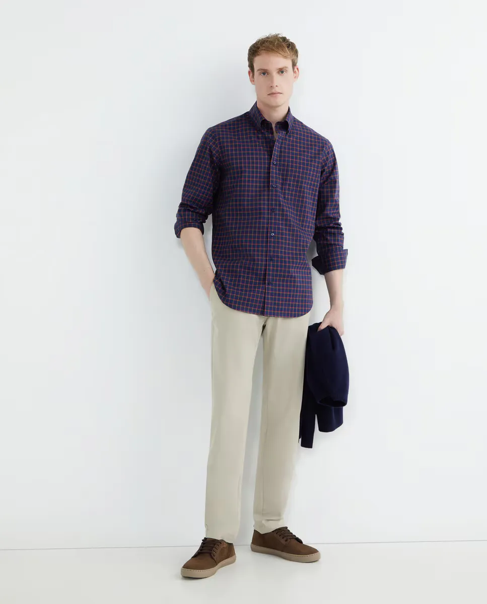 

Мужская рубашка Non Iron Rushmore, темно-синий