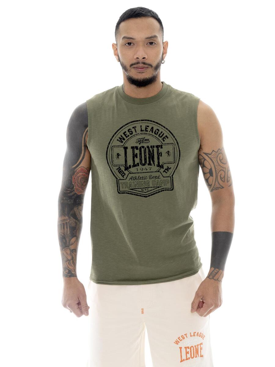 

LEONE 1947 APPAREL Мужская хлопковая футболка без рукавов Leone Military 1947