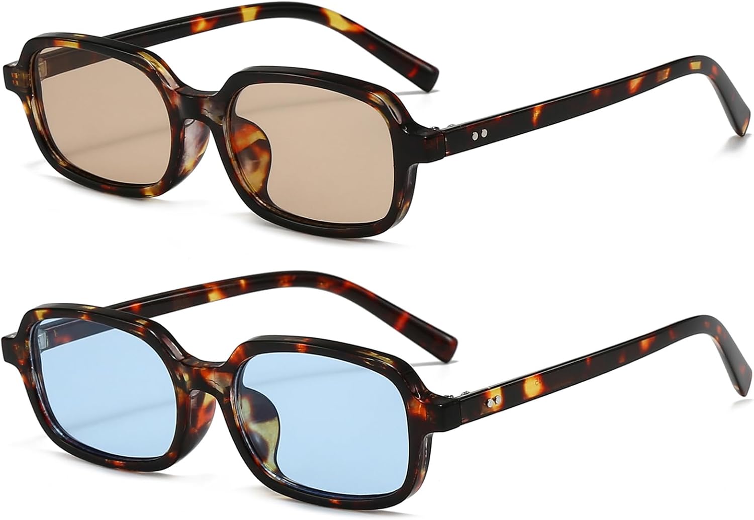 

Ретро прямоугольные солнцезащитные очки для женщин и мужчин, модные маленькие квадратные солнцезащитные очки, узкие солнцезащитные очки piscm, Tortoise Frame/Brown Lens+tortoise Frame/Blue Lens