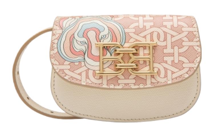 

BALLY ТПУ седельная сумка через плечо мини женская розовая и белая