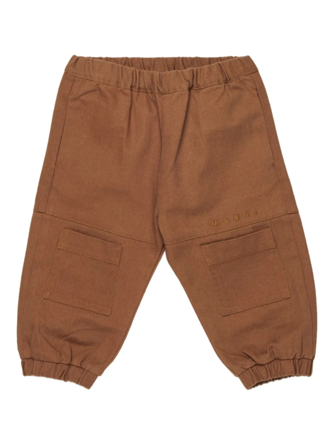 

Marni Kids брюки с карманами, коричневый