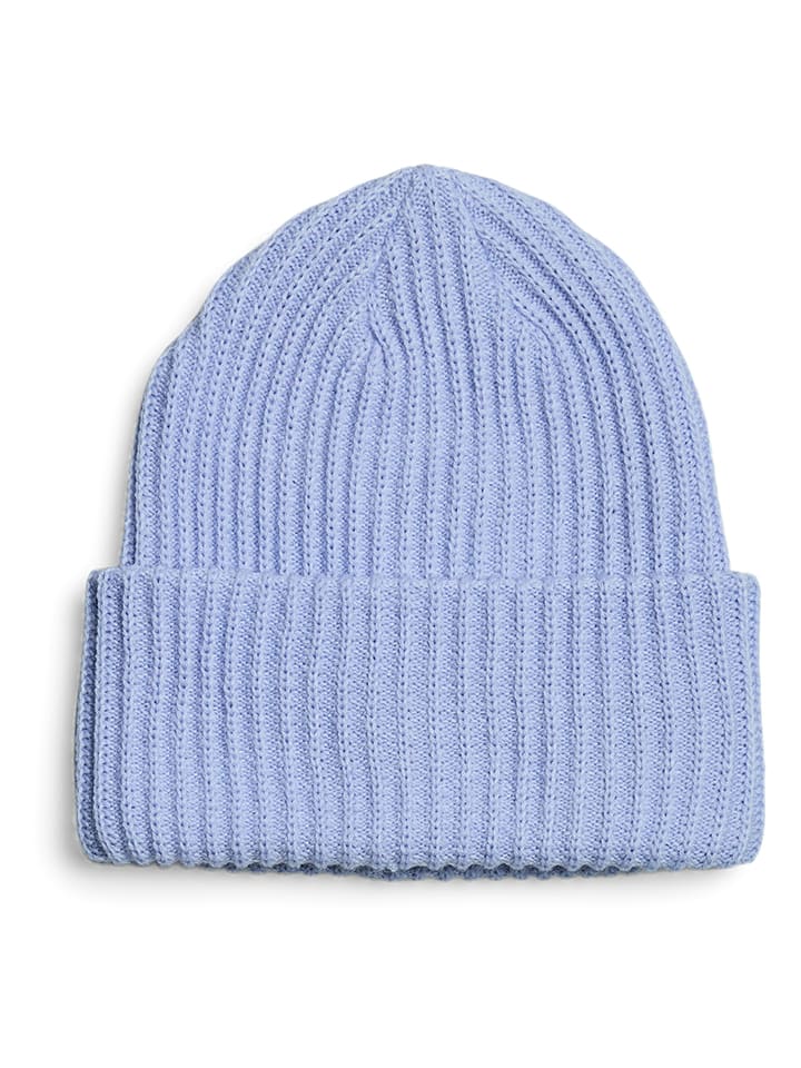 

Pieces Светло-голубая вязаная шапка