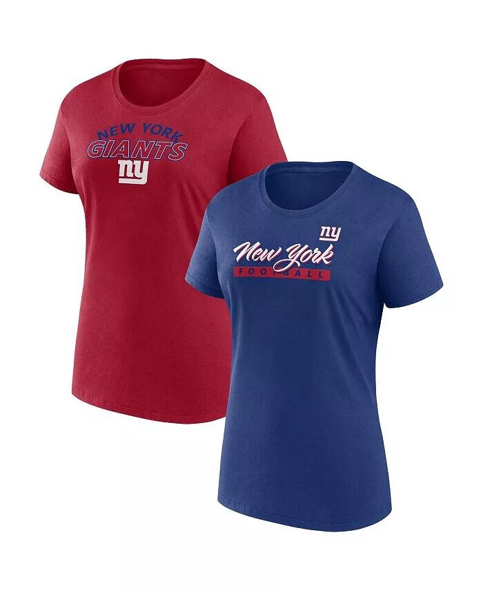 

Женская футболка New York Giants Risk Combo Pack Fanatics